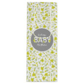 Baby in Bloom Shower Wijn Cadeautas (Voorkant)