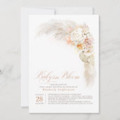 Baby in Bloom Soft Pastel Floral Baby shower Kaart (Voorkant)