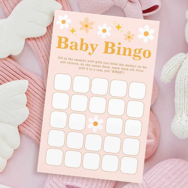 Baby in Bloom Spring Baby shower Bingo spel (Creator heeft geüpload)