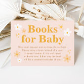 Baby in Bloom Spring Baby shower Boek Aanvraag Informatiekaartje