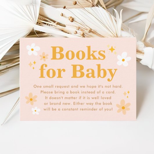 Baby in Bloom Spring Baby shower Boek Aanvraag Informatiekaartje