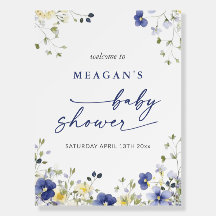Baby in Bloom Spring Baby shower welkomstbord
