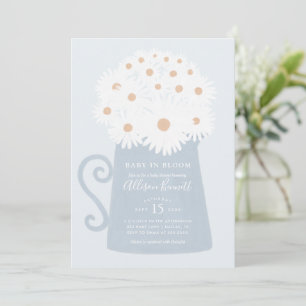 Baby in Bloom Spring Daisy Baby shower Kaart