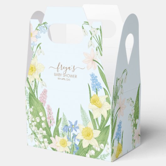 Baby in Bloom Spring Easter Baby shower Bedankdoosjes (Geopend)