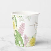 Baby in Bloom Spring Easter Baby shower Papieren Bekers (Voorkant)