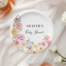 Baby in Bloom Spring Floral Girl Baby shower