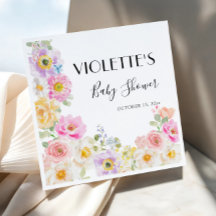 Baby in Bloom Spring Floral Girl Baby shower