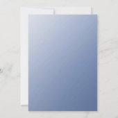 Baby in Bloom Spring Violet Wildflower Baby shower Kaart (Achterkant)