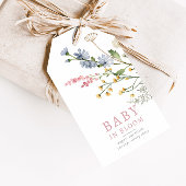 Baby in Bloom Spring Wildflower Baby Favor Cadeaulabel