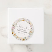 Baby in Bloom Spring Wildflower Baby shower Bedankjes Labels (In situ)