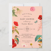 Baby in Bloom | Spring Wildflower Baby shower Kaart (Voorkant)