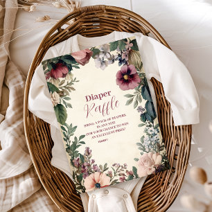 Baby in Bloom Spring Wildflower Diapper Raffle Informatiekaartje
