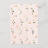 Baby In Bloom Sprinkle Boeken voor Baby Informatiekaartje (Achterkant)