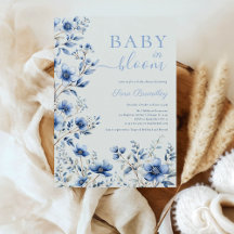 Baby In Bloom stoffige blauwe wilde bloemen Baby s
