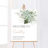 Baby in Bloom Succulent Baby shower Welkom Poster