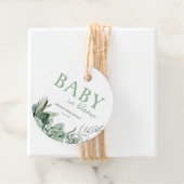 Baby in Bloom Succulent Bedankjes Labels (In situ)