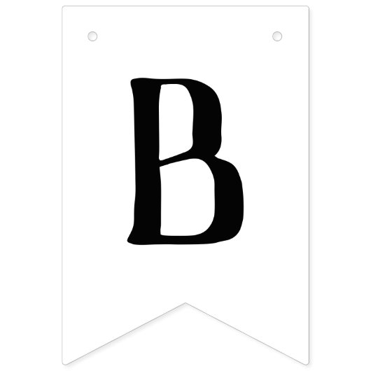 Baby in Bloom Succulent Bunting banner (Tweede vlag)