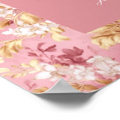 Baby In Bloom Teddy Bear Welcome Poster (Hoek)