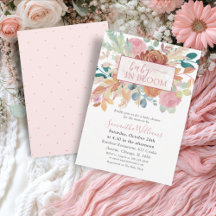 Baby In Bloom Terracotta & Roze Waterverf Bloemen