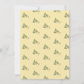 Baby in Bloom | Uitnodiging voor een Baby shower v (Achterkant)