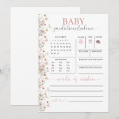 Baby in Bloom | voorspellingen en advies voor wild (Voorkant / Achterkant)