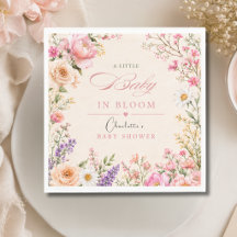 Baby in Bloom Watercolor Baby Shower