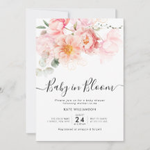 baby in bloom waterverf baby shower