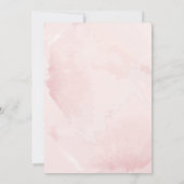 Baby in Bloom Waterverf Roos Virtual Baby shower Kaart (Achterkant)