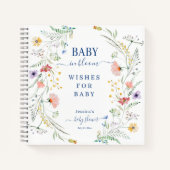 Baby in Bloom Wensen voor Baby Spiral Notitieboek (Voorkant)