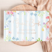 Baby in Bloom Whimsical Stripes Baby shower Gastenboek
