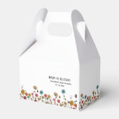 Baby in bloom wild flower baby shower bedankdoosjes (Voorkant Zijde)