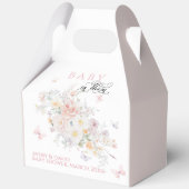 Baby in Bloom Wild Flower Butterfly Baby shower Bedankdoosjes (Voorkant)