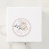Baby in Bloom Wild Flower Butterfly Baby shower Bedankjes Labels (In situ)