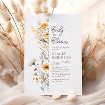 Baby in Bloom Wilde Bloem Baby Shower