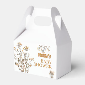Baby in Bloom Wilde Bloem Boho Pampas Baby Borrel Bedankdoosjes