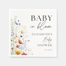 Baby In Bloom Wilde Bloemen Bloemen Baby Shower