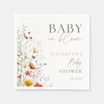 Baby In Bloom Wilde Bloemen Bloemen Baby Shower