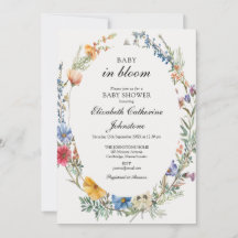 Baby In Bloom Wilde Bloemen Bloemige Baby Borrel
