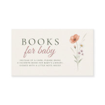 Baby in Bloom Wilde Bloemen Boeken voor Baby Kaart