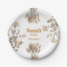 Baby in Bloom Wilde Bloemen Pampas Boho Baby Showe