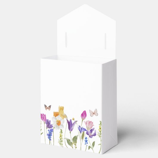 Baby in Bloom Wildflower Baby shower Bedankdoosjes (Geopend)