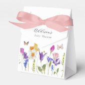 Baby in Bloom Wildflower Baby shower Bedankdoosjes (Voorkant Zijde)