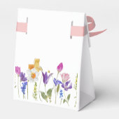 Baby in Bloom Wildflower Baby shower Bedankdoosjes (Achterkant)