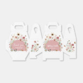 Baby in Bloom Wildflower Baby shower Bedankdoosjes (Uitgevouwen)