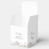 Baby in Bloom Wildflower Baby shower Bedankdoosjes (Geopend)