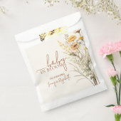 Baby in Bloom Wildflower Baby Shower Bedankzakje (Gezegeld)
