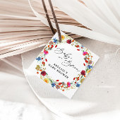 Baby in Bloom Wildflower Baby shower Favor Bedankjes Labels