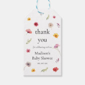 Baby in Bloom Wildflower Baby shower Favor Cadeaulabel (Voorkant)