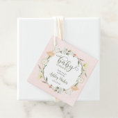 Baby in Bloom Wildflower Baby shower Hartelijk dan Bedankjes Labels (In situ)
