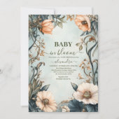 Baby in Bloom Wildflower Baby shower Kaart (Voorkant)